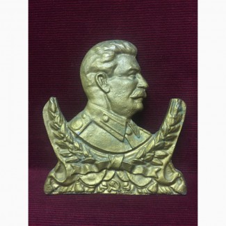 Барельеф И.В Сталин (силумин)