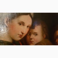 Картина «Мария с младенцем и иоанном крестителем» 19 век