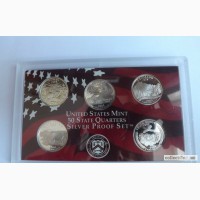 Продам набор монет серии 50 штатов США 25 центов в Тольятти