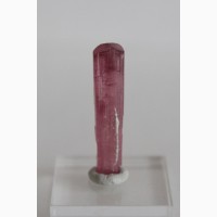 Турмалин розовый (рубеллит), кристалл с головкой 4