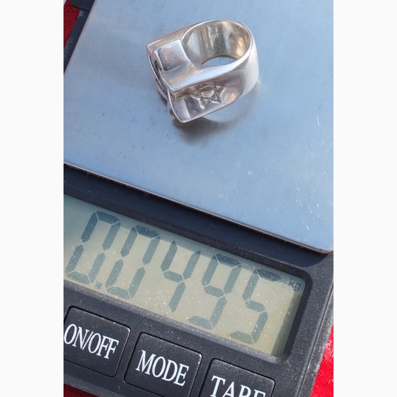 Фото 8. Серебряный перстень иудаика, камень муассанит полкарата, серебро 925 проба вес 49, 5 гр