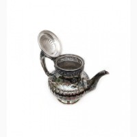 Продается Чайно-кофейный сервиз с глубоким серебрением. США вторая половина XIX века