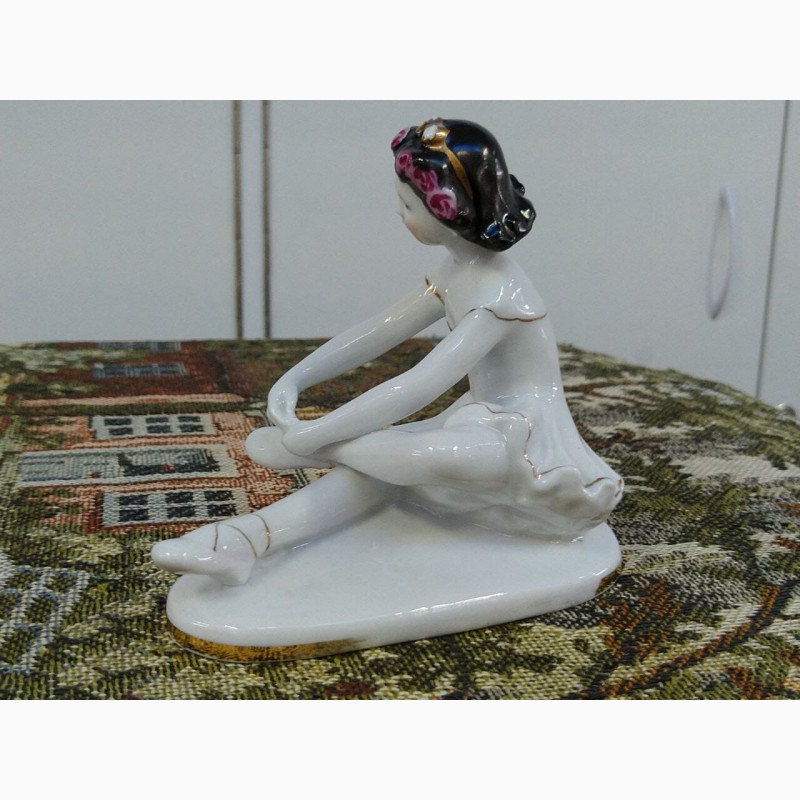 Фото 3. 2 Фарфоровая статуэтка.Юная балерина Машенька - Дашенька ЛФЗ