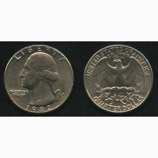 Продам монету 1982 год США liberty