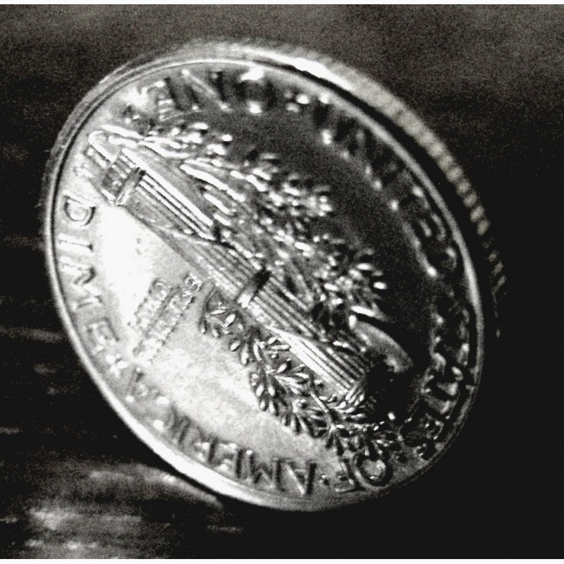 Фото 5. Редкий, серебряный дайм США 1942 года