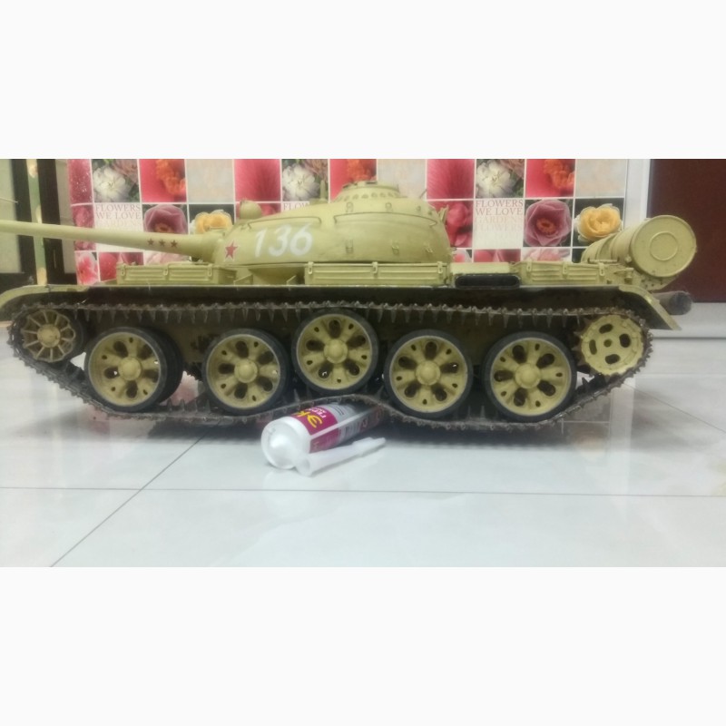 Фото 10. Модель танка Т-55 в масштабе 1:8.5 ручная работа