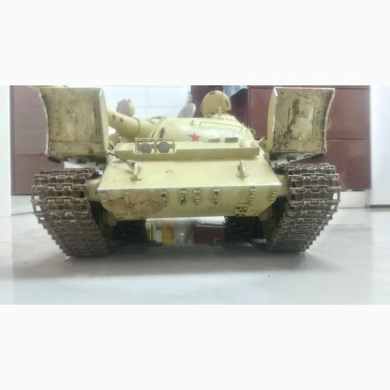 Фото 2. Модель танка Т-55 в масштабе 1:8.5 ручная работа