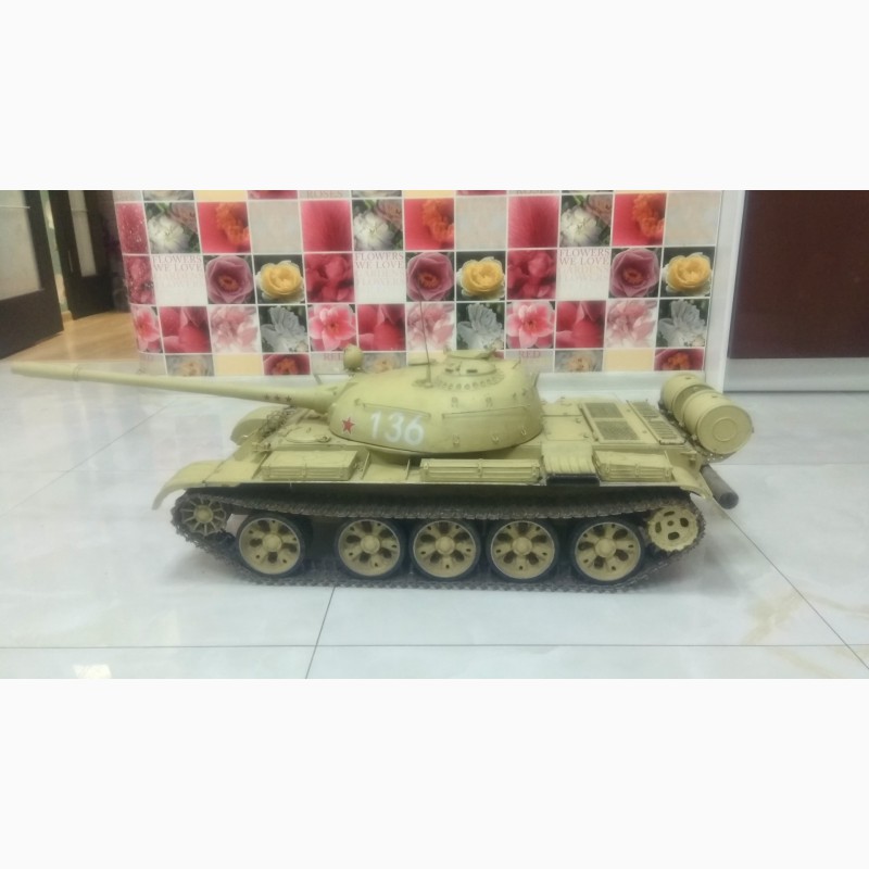 Фото 5. Модель танка Т-55 в масштабе 1:8.5 ручная работа