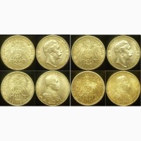 Продам серебряные монеты Германии 1899-1914 г