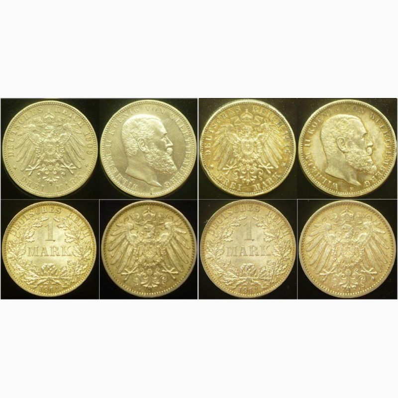 Фото 4. Продам серебряные монеты Германии 1899-1914 г