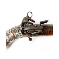 Продается Пистолет с кремневым замком. Кавказ середина XIX века