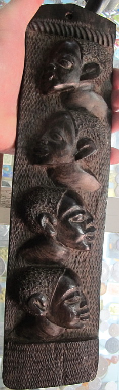 Фото 8. Настенное деревянное панно Лица Африки, железное дерево, Африка