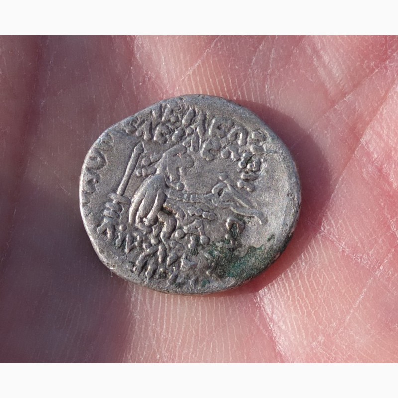 Фото 4. Серебряная монета Парфия, серебро, Парфянское царство, 9 век