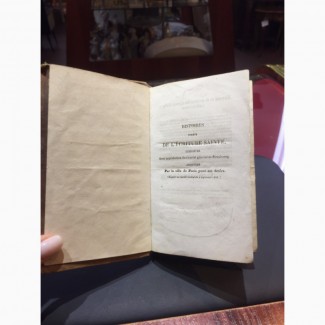 Антикварная миниатюрная книжечка на французском языке1839 года (96.03.08)