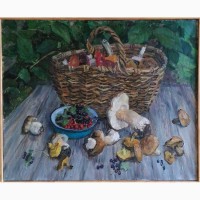 Продается Лещинский А.Н. - Натюрморт с грибами и ягодами