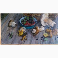 Продается Лещинский А.Н. - Натюрморт с грибами и ягодами
