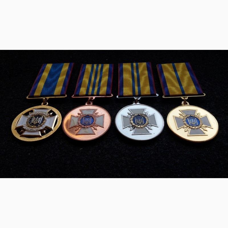 Фото 3. Медали за безупречную службу. ветеран. гос. служба специальной связи украина