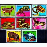 Почтовые марки фауна