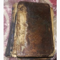 Церковная книга Псалтырь, начало 18 века кожаный переплет