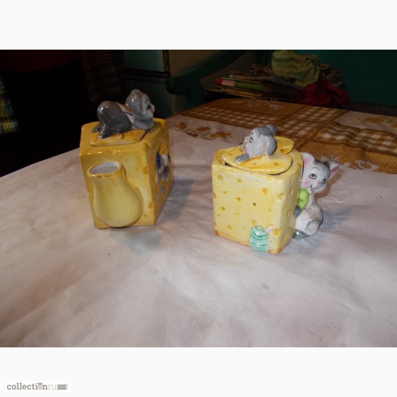 Фото 2. Чайник и сахарницаМышки в сыре