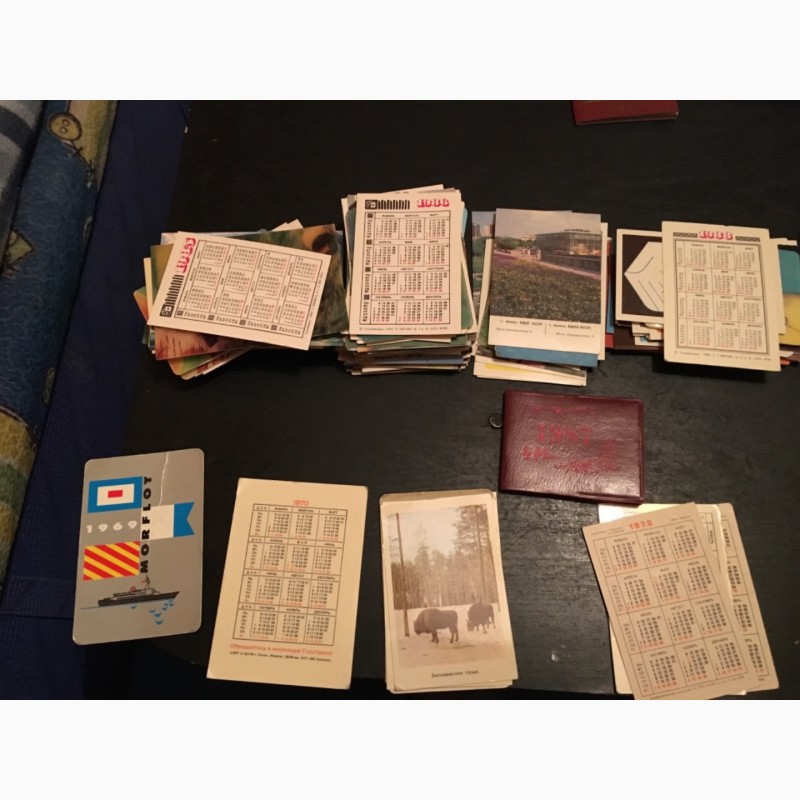 Фото 3. Продам Советские карманные календарики карточками и книжечками