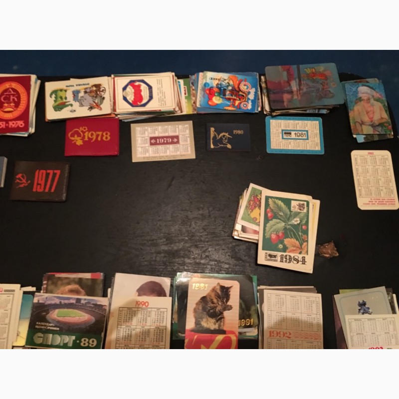 Фото 5. Продам Советские карманные календарики карточками и книжечками