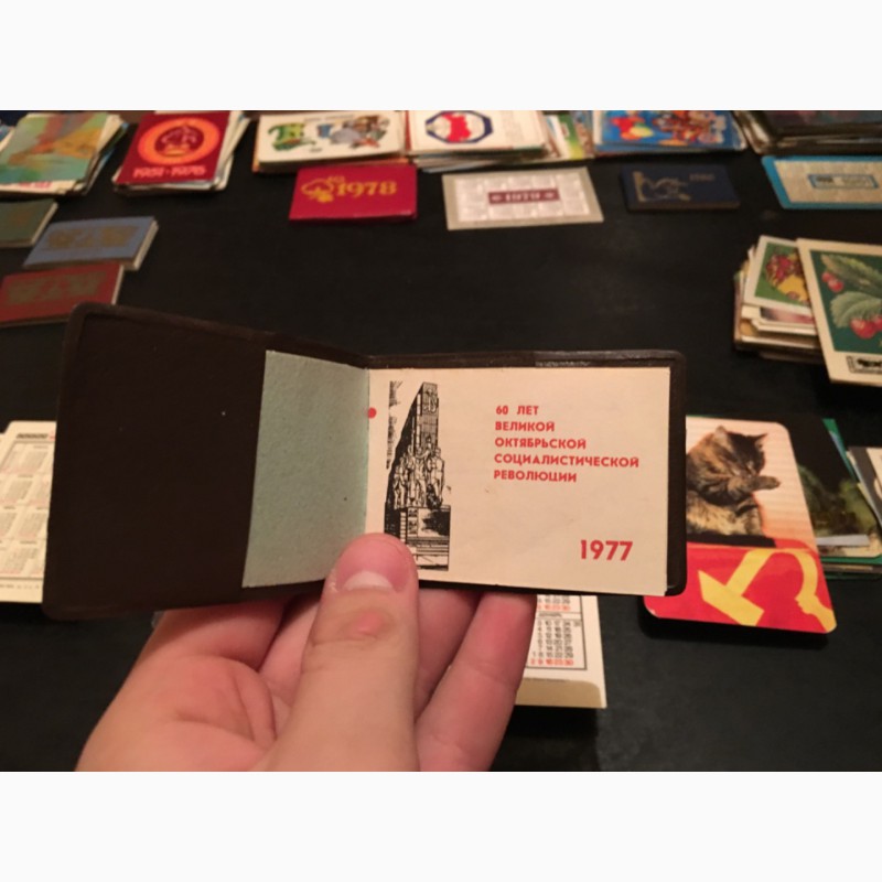Фото 7. Продам Советские карманные календарики карточками и книжечками