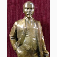 Скульптура в полный рост В.И. Ленина из силумина. СССР