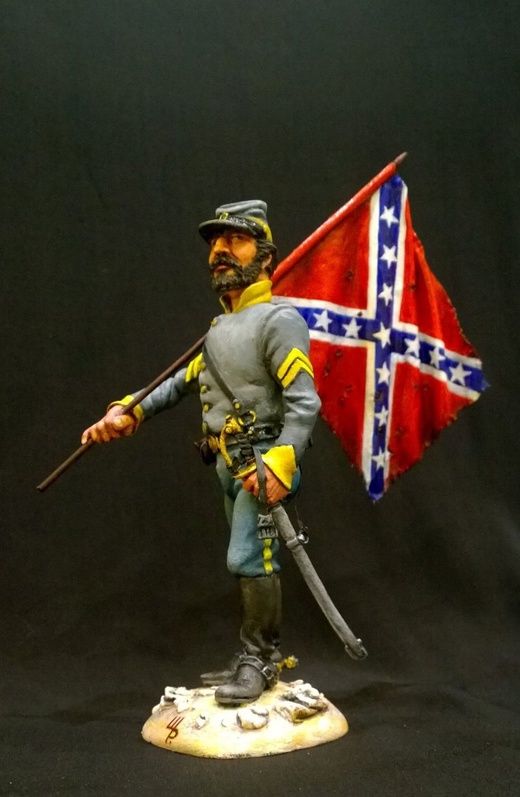 Фото 2. Капрал вооруженных сил Конфедерации во время гражданской войны в США