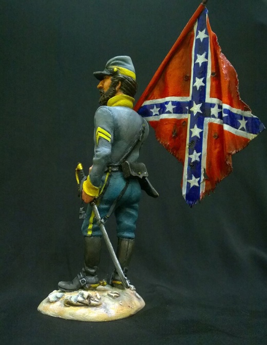 Фото 3. Капрал вооруженных сил Конфедерации во время гражданской войны в США