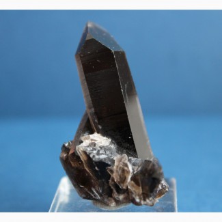 Дымчатый кварц / Морион, зональный кристалл