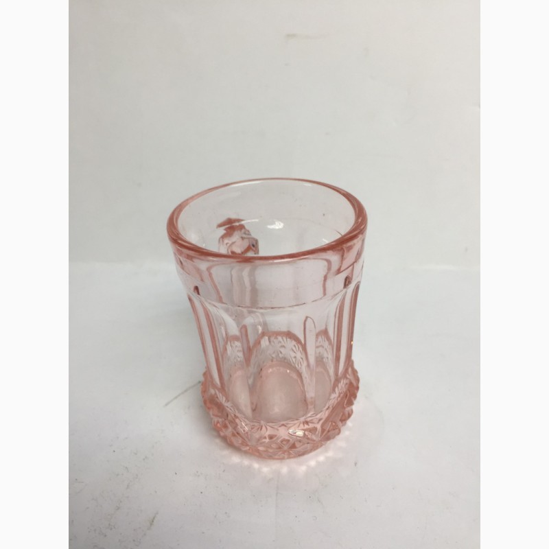 Фото 2. Кружечка из розового стекла, патент 1903г