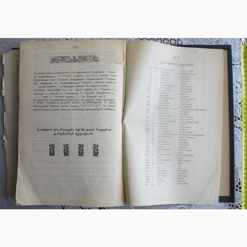 Фото 9. Церковная книга на грузинском языке, 1901 год