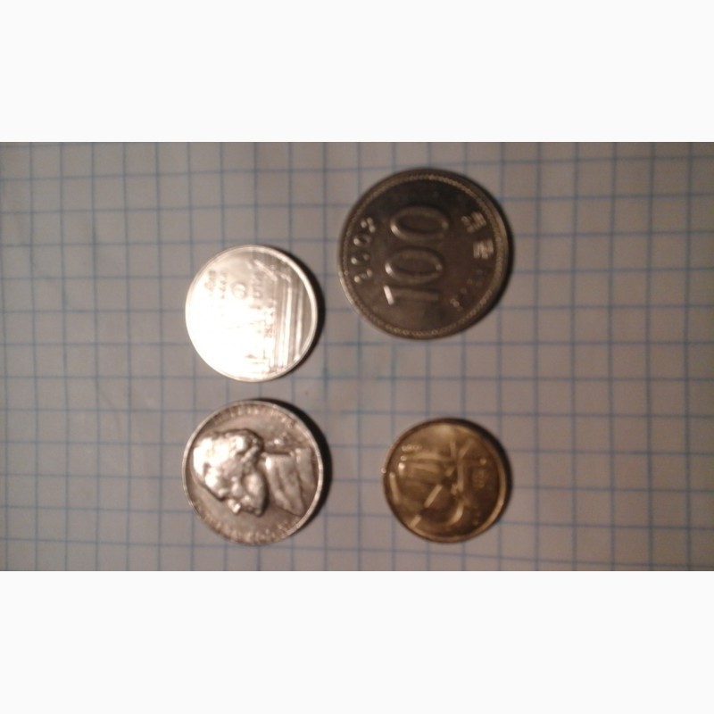 Фото 3. Иностранные монеты-перевёртыши