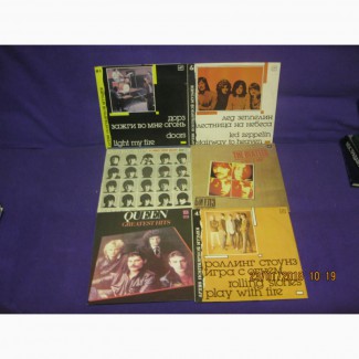 Пластинки ( фирмы Мелодия 1986, 1988, 1991 г.г.)