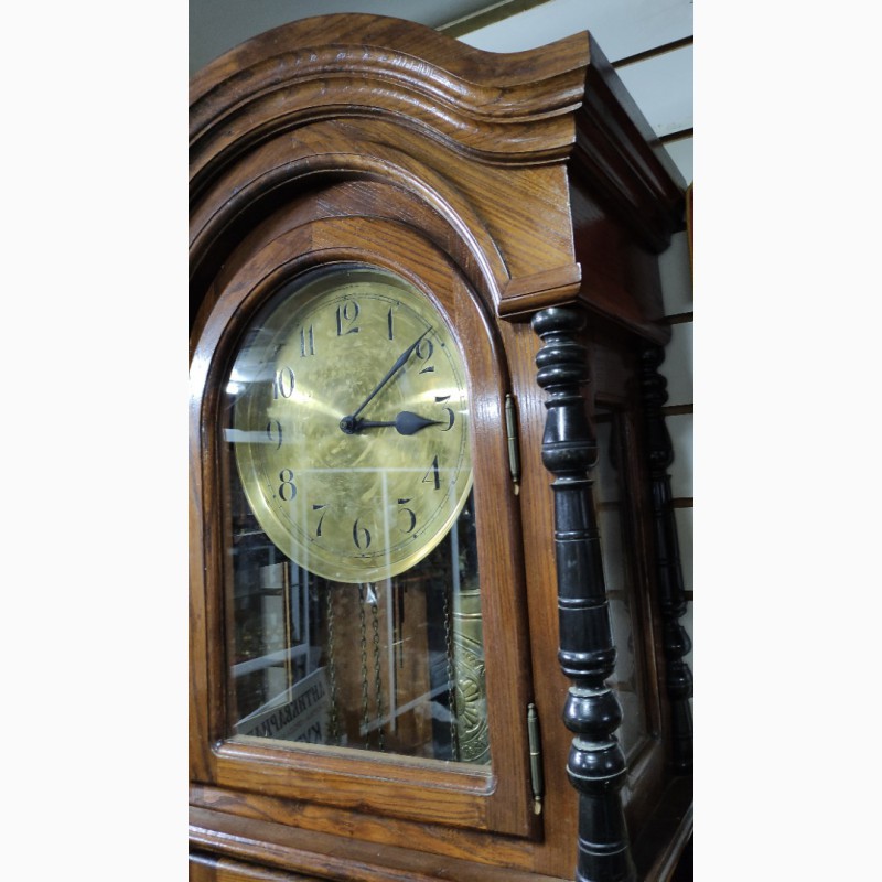 Фото 4. Часы напольные в деревянном корпусе, Германия, начало 20го века