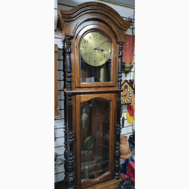 Фото 5. Часы напольные в деревянном корпусе, Германия, начало 20го века
