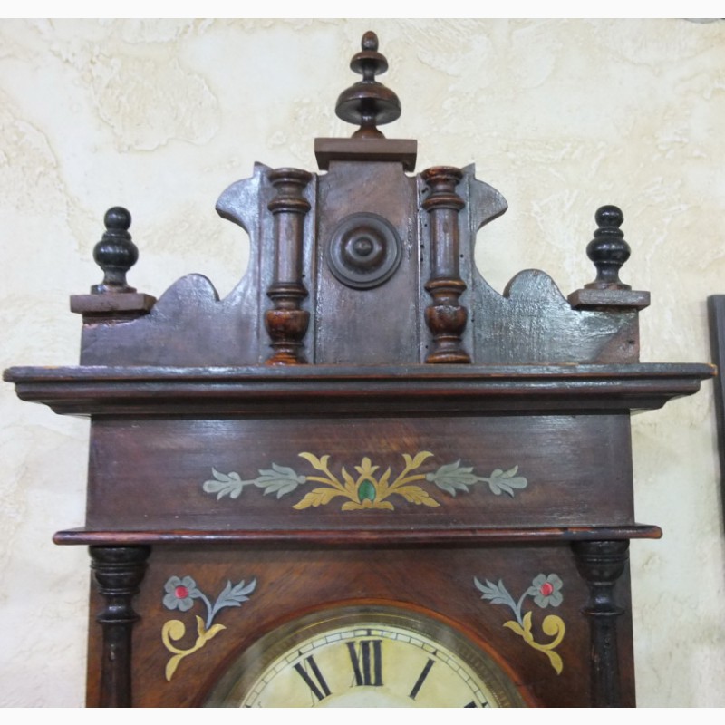 Фото 3. Часы настенные в деревянном корпусе, русский стиль, царская Россия