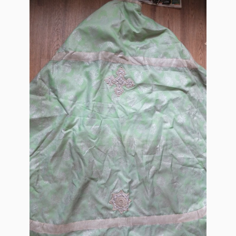Фото 6. Риза священника зелёного цвета, комплект, старинная коллекционная