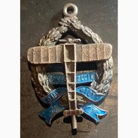 Серебряный знак Военно-воздушный флот России, серебро 84 проба, царская Россия