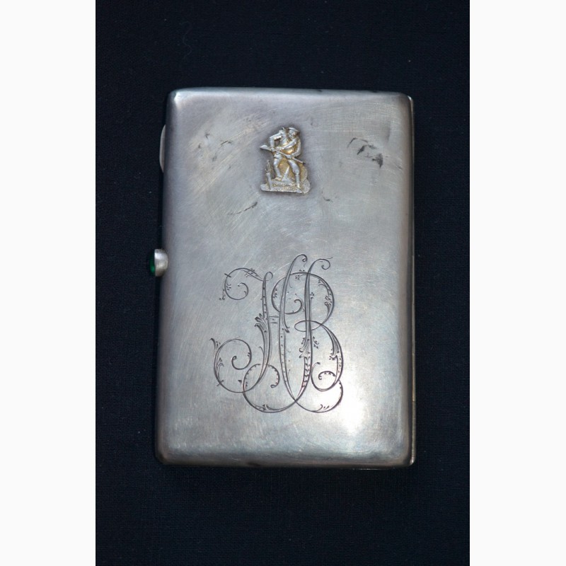 Фото 3. Старинный серебряный портсигар