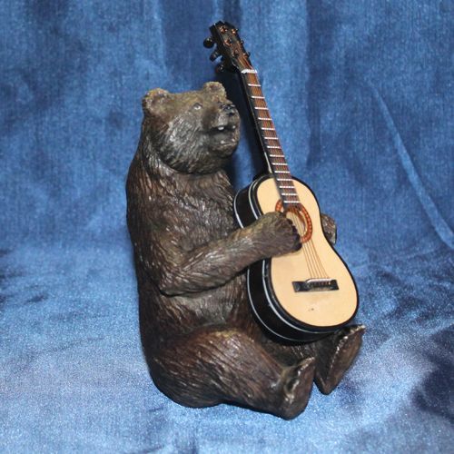 Фото 3. Подарок для настоящих ценителей искусства Медведь с гитарой