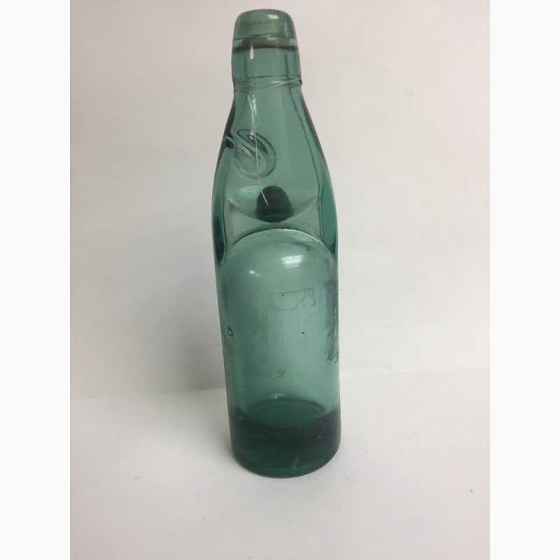 Фото 4. Стеклянная бутылка с металлическим шариком (дозатор) Западная Европа, начало 20-го века