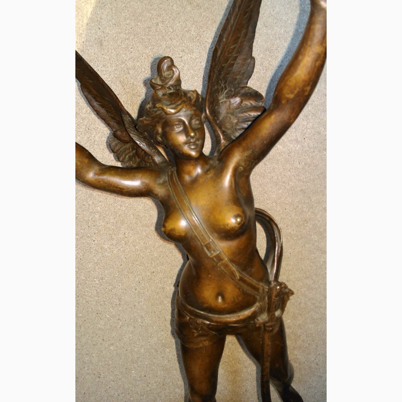 Фото 3. Продам Бронзовую скульптуру Богиня Виктория. Rousseau. 1890 года