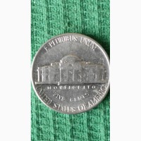 Продам монету 5центов США 1981года
