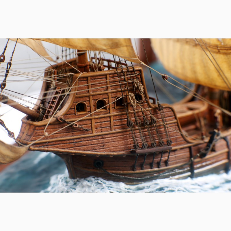 Фото 5. Модель парусного средневекового корабля
