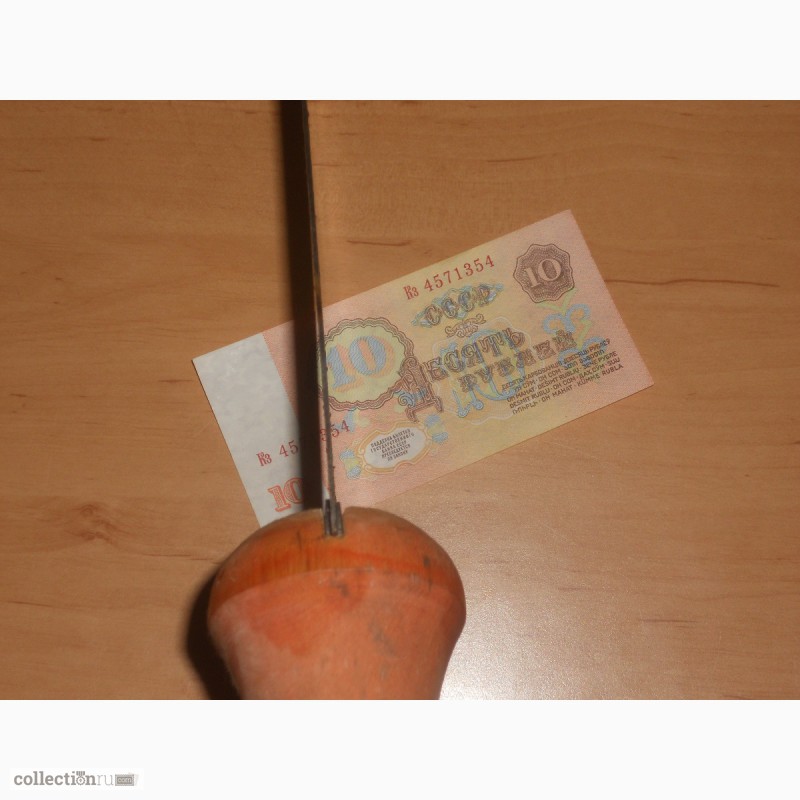 Фото 6. Нож хлеборезный (ручка дерево) СССР