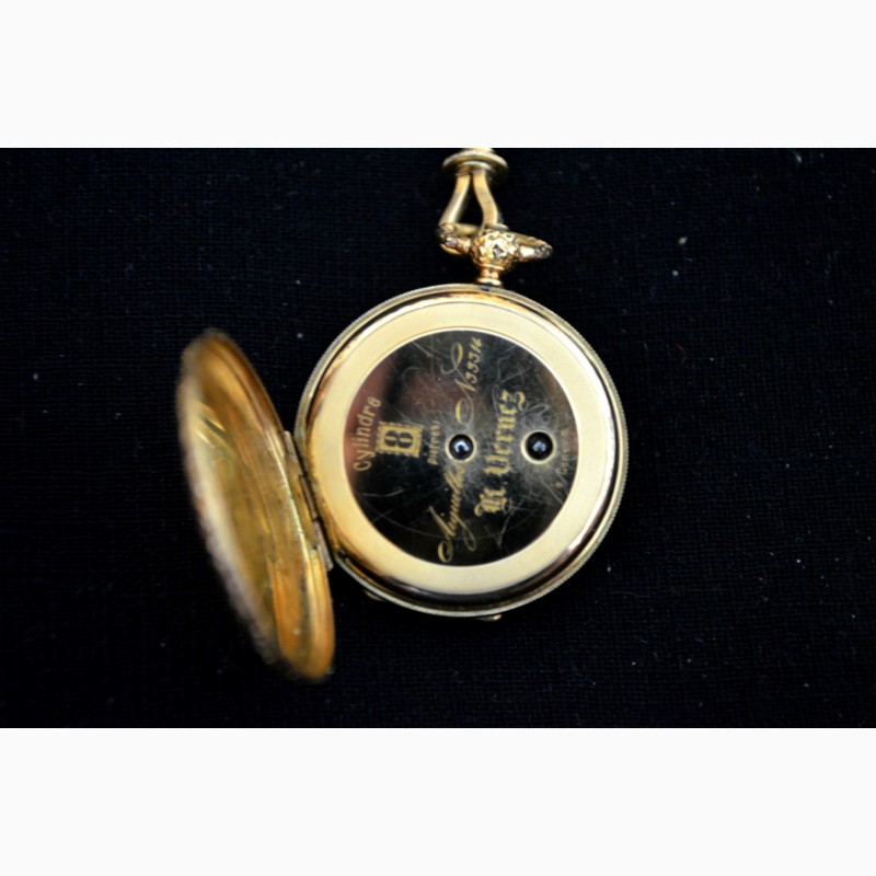 Фото 6. Золотые часы Cylindre 8 pierres - антиквариат