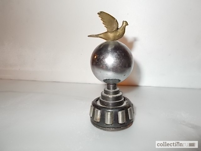 Фото 2. Сувенир-статуэтка голубь мира СССР 1957 год оригинал, металл (сталь-бронза)