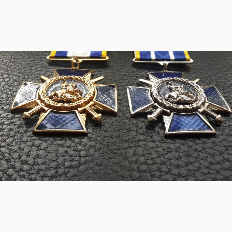 Фото 4. Медали. крест доблести 1, 2 степень сбу украина. полный комплект 2 штуки